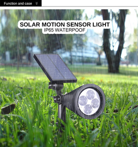 Landschaft Solar Rampenlicht LED Garten Licht niedrigen preis led-strahler 2 paket solar wiederaufladbare scheinwerfer - Product Image 3