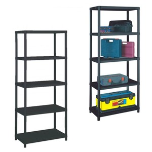 <span class=keywords><strong>Étagère</strong></span> universelle <span class=keywords><strong>en</strong></span> <span class=keywords><strong>plastique</strong></span> <span class=keywords><strong>noir</strong></span> robuste, 4 pièces, <span class=keywords><strong>étagère</strong></span> de rangement à domicile, unité amovible, organisateur - Product Image 1