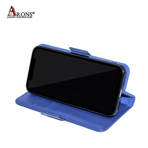 Slim Fit <span class=keywords><strong>azul</strong></span> magnético genuino cuero cartera <span class=keywords><strong>Flip</strong></span> cartera caja del teléfono para iPhone XR <span class=keywords><strong>6</strong></span>,1 pulgadas - Product Image 5