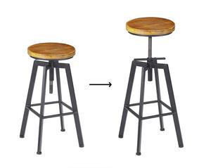 <span class=keywords><strong>Tabouret</strong></span> de bar chaise de bar <span class=keywords><strong>tabouret</strong></span> de bar rond en métal réglable <span class=keywords><strong>noir</strong></span> Carton personnalisé mobilier commercial moderne tabourets de bar de <span class=keywords><strong>cuisine</strong></span> en <span class=keywords><strong>bois</strong></span> - Product Image 2