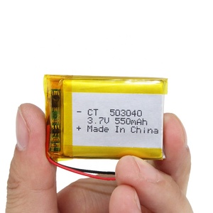Alta Qualidade Recarregável Lipo Bateria <span class=keywords><strong>503040</strong></span> 3.7V Bateria De Iões De Lítio 550mAh 600mAh Baterias De Polímero De Lítio - Product Image 6