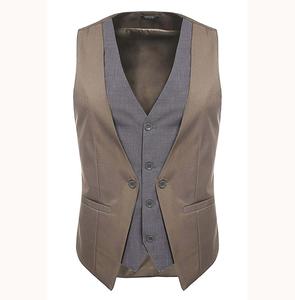 Bottoni per vestiti Slim Fit camicia formale per gli uomini Business Suit di alta qualità 3 pace Suit Mens - Product Image 3