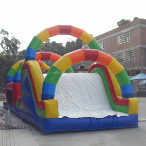 Tùy chỉnh giá rẻ cầu vồng PVC Inflatable trở ngại tất nhiên unisex Kids 'inflatable trở ngại cho bán - Product Image 4