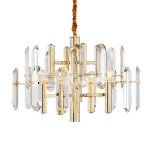 Italie moderne en verre doré de <span class=keywords><strong>style</strong></span> élément patch lustre/<span class=keywords><strong>suspension</strong></span> en verre - Product Image 1