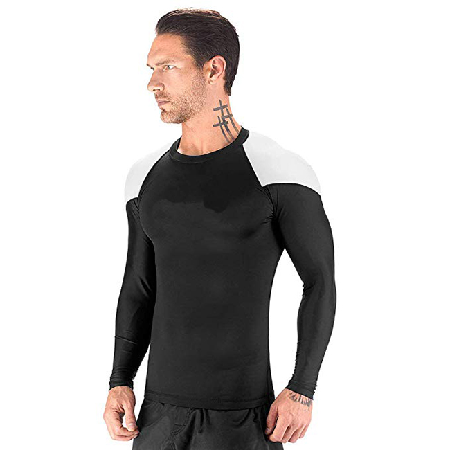 Защитные базовые шкуры с логотипом на заказ для тренировок MMA BJJ с длинным рукавом