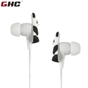 Chinois Panda Filaire 3.5mm de Bande Dessinée Écouteur Écouteurs Dans L'oreille Casque Stéréo avec joli paquet - Product Image 1