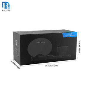 Chargeur de téléphone sans fil rapide 10 <span class=keywords><strong>w</strong></span> station de charge avec <span class=keywords><strong>3</strong></span> en 1 pour téléphone portable - Product Image 6