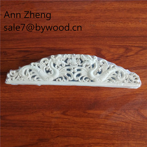 muebles de apliques de madera tallada <span class=keywords><strong>en</strong></span> esquina Onlay sin pintar para la decoración del gabinete de la puerta de su casa - Product Image 1