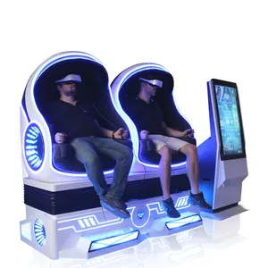 Indoor Mini VR Parco di Divertimenti VR Uovo 2 Sedili 9D 7D Cinema per la Vendita