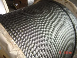 Gaosheng ungalvanized פלדת חוט חבל 6x37 חבל חוט פלדת 10mm