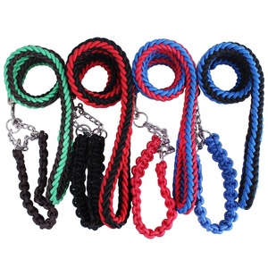 Tali Anjing <span class=keywords><strong>Paracord</strong></span> Kepang Set Tali Anjing dan Tali Anjing Timbal <span class=keywords><strong>Slip</strong></span> dan Kerah - Product Image 1