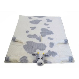 Encantador personalizado hecho a mano niño textil hogar manta de bebé ganchillo - Product Image 3