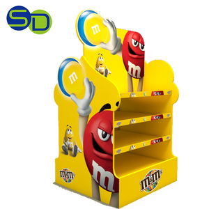 Estante de exhibición de aperitivos y dulces, expositor de palés de cartón, MM - Product Image 1