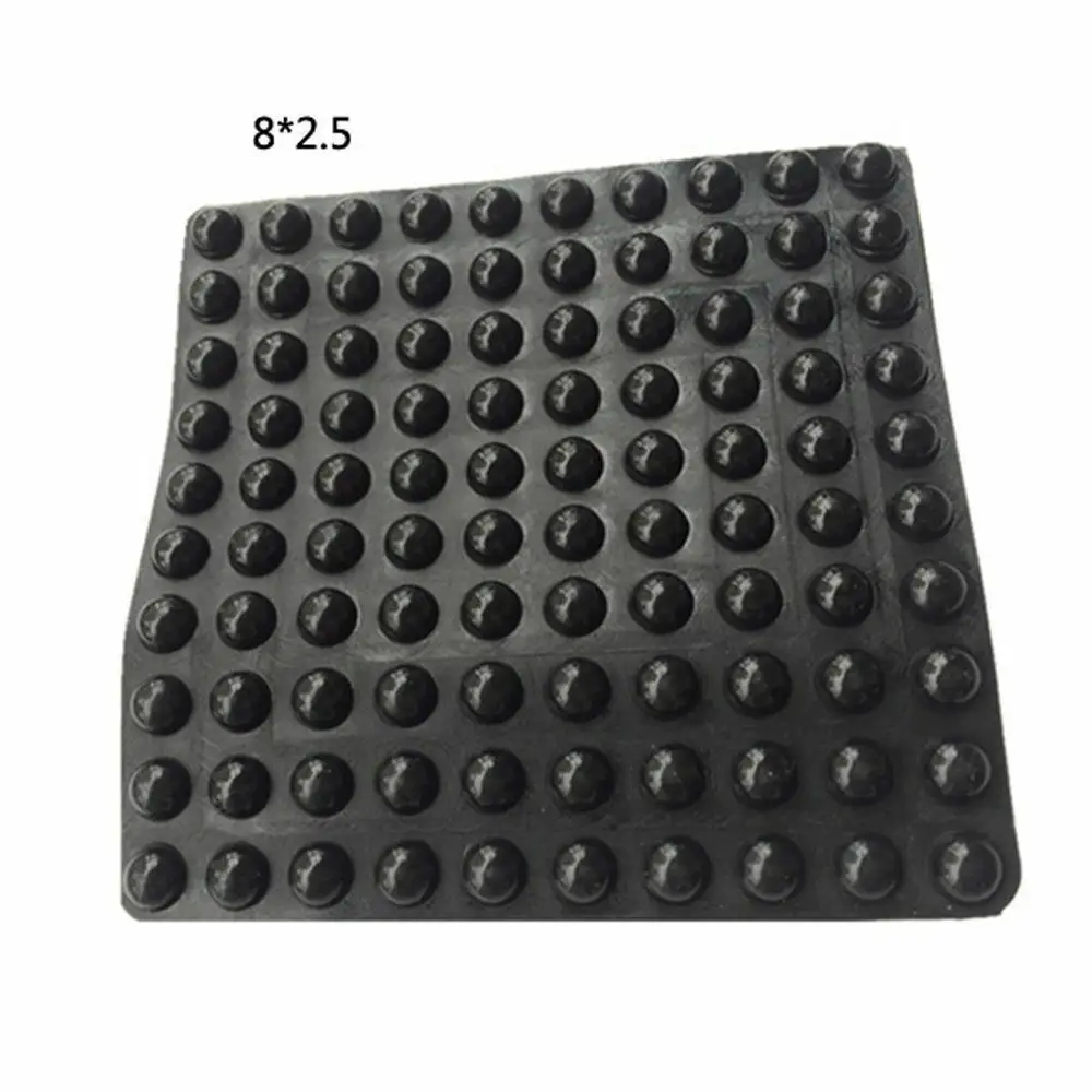 Piedini in gomma siliconica nera di vendita calda Bumpons adesivo rotondo autoadesivo su cerchi tampone per porta 8*3mm
