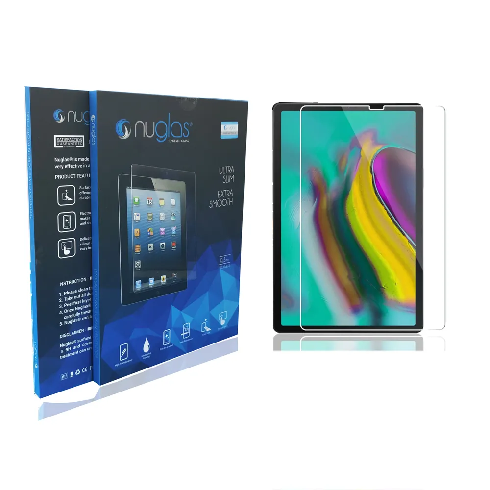 Pelindung Layar Nuglas 2.5D Tablet Kaca Tempered untuk Samsung Tab S5e 10.5 T720