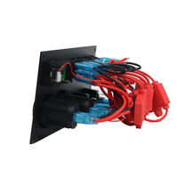 Panneau de commande pour camping-car 12V 240V avec moniteur de batterie USB et chargeur séparé