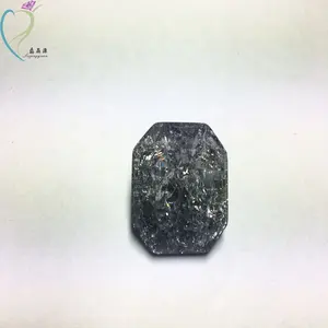 2019 Wuzhou 맞춤 Asscher 컷 큰 퓨전 유리 보석