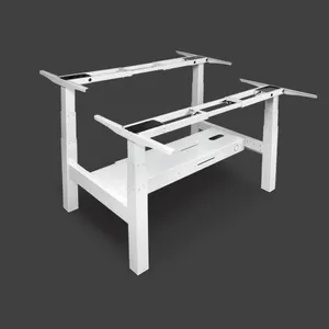 Achaia Ergonomische Gesicht zu Gesicht sitzen standing schreibtisch workstation mit vier motoren treiber für hotel und office Home möbel