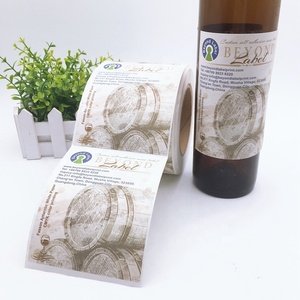 Etichetta autoadesiva <span class=keywords><strong>per</strong></span> la stampa personalizzata del Logo del rotolo di bottiglia di <span class=keywords><strong>vino</strong></span> - Product Image 1