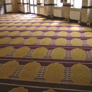 Muslim carpet roll wall to wall turkey mosque prayer carpet