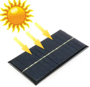 5V Mini pannelli solari per energia solare Mini celle solari fai da te giocattolo elettrico celle fotovoltaiche sistema solare fai da te