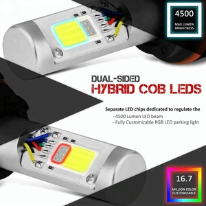 De alta calidad par <span class=keywords><strong>bombillas</strong></span> LED automotrices cambia de Color RGB luces por teléfono inteligente <span class=keywords><strong>H7</strong></span> H1 5250 - Product Image 3