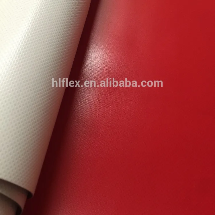 white/red pvc coated tarpaulin for tent/marquee block out tarpaulin tent fabric