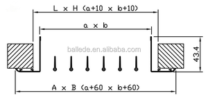 De alta calidad de aleación de aluminio extruido piso de metal parrillas 6x10 fabricantes - Product Image 4
