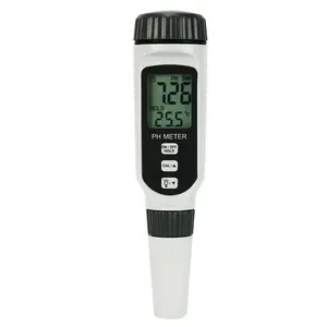 40pcs Larger LCD Display Ph tester for Water Food Aquarium Pool Hydroponics Pocket Size pen type Digital PH Meter Tester