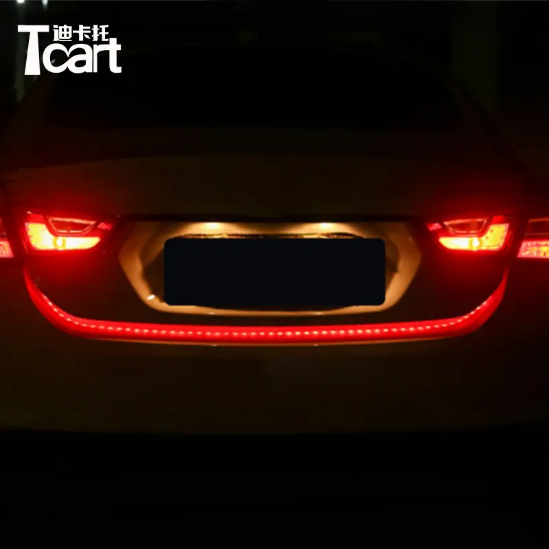 Tcart 120cm long and 110mm wide silicone high quality Auto lighting system 5050 Tail box lamp 12v led strip tail light