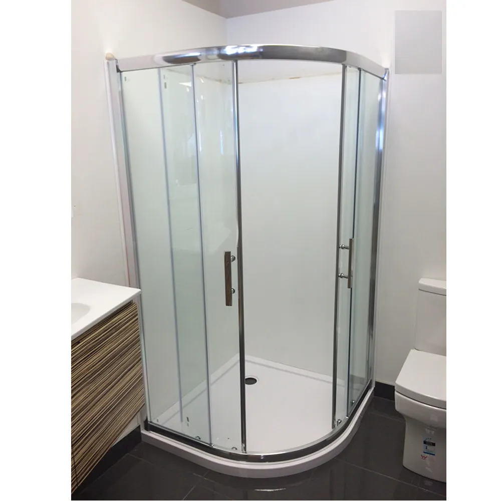 CE Standard Glass Frame Sliding Door Aluminum Shower Enclosure