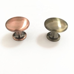 Zinc Alloy Antique Brass Color Copper Rose Gold Drawer cabinet Door Handle Round Ball Small Knob