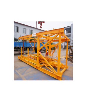 Gru a torre telescopica gabbia rampicante per gru a torre ragno con giogo telescopico e martinetto idraulico/pompa cilindro - Product Image 6