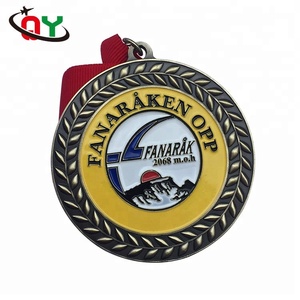 Alta calidad de encargo de <span class=keywords><strong>la</strong></span> placa de oro medalla de Metal de los productores de estrellas directo deporte medalla suspensión - Product Image 3
