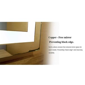 Norhs rustique de luxe rectangulaire <span class=keywords><strong>grand</strong></span> encadré noir <span class=keywords><strong>salle</strong></span> <span class=keywords><strong>à</strong></span> <span class=keywords><strong>manger</strong></span> en bois <span class=keywords><strong>miroir</strong></span> mural décoratif - Product Image 4