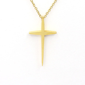 Pas cher christian bijoux simple pendentif croix en acier inoxydable - Product Image 1