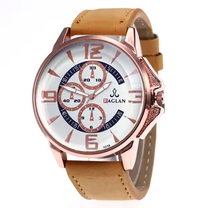 WJ-7950 改变颜色手表酷手表为男性软皮手表滚动手表 2019 新设计时尚石英手表