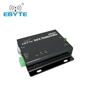 Módulo transmissor rf de longa distância, 433mhz, 37dbm, longa distância, dados de comunicação ethernet, rs232 para rs485, conversor modbus rtu