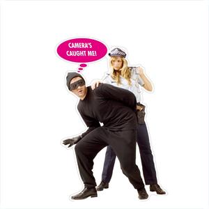 אדם גודל קרטון עמדן תצוגת קידום מכירות מותאם אישית חיים גודל תמונה לגזור לוח עמדן פרסום תצוגת קרטון - Product Image 2