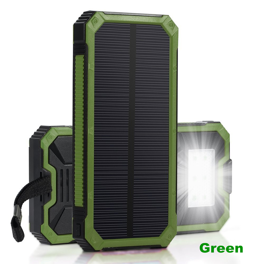 PowerGreen 15000 мАч портативный мобильный телефон солнечное зарядное устройство для путешествий