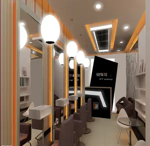 Fabrika toptan alışveriş merkezi güzellik salonu kiosk/Saç salon Ekran Kiosk/saç salonu mobilyası