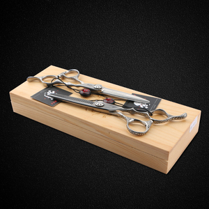 Tijeras <span class=keywords><strong>de</strong></span> <span class=keywords><strong>Corte</strong></span> <span class=keywords><strong>de</strong></span> Acero Inoxidable Japonés <span class=keywords><strong>de</strong></span> 6 Pulgadas, Forma <span class=keywords><strong>de</strong></span> <span class=keywords><strong>V</strong></span> Regular, 30 Dientes, Tijeras para Cortar y Entresacar - Product Image 6
