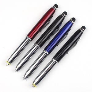 2019 venta de promoción de grabado láser <span class=keywords><strong>led</strong></span> pluma de metal bolígrafo láser - Product Image 1