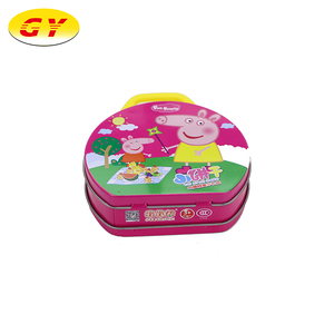 Peppa Pig stampato portatile della caramella barattolo di latta con la maniglia - Product Image 3