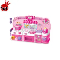 Buy NHR Diamond Plastic Kitchen Set for Kids and Girls Big Cooking