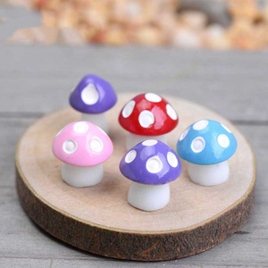 Accesorios de resina vegetal simulada para adornos en maceta, setas pequeñas, color seta - Product Image 1
