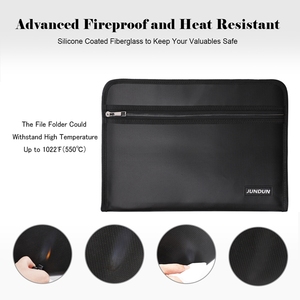 Chất Lượng Cao Chống Cháy Cảm Thấy A4 Tài Liệu Tập Tin Túi Thư Mục Cho Văn Phòng - Product Image 4