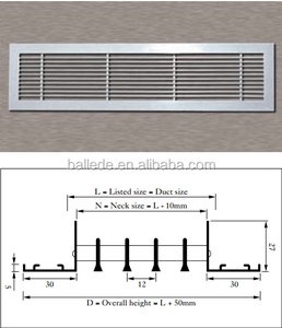 De alta calidad de aleación de aluminio extruido piso de metal parrillas 6x10 fabricantes - Product Image 1