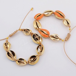 WX1093 Hot Selling Colorful Cowrie <strong>Shell</strong> <strong>Bracelet</strong> Handmade <strong>Bracelets</strong> - Product Image 2