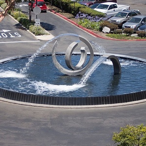 Agua al aire libre característica de acero inoxidable jardín cascada <span class=keywords><strong>fuente</strong></span> - Product Image 2